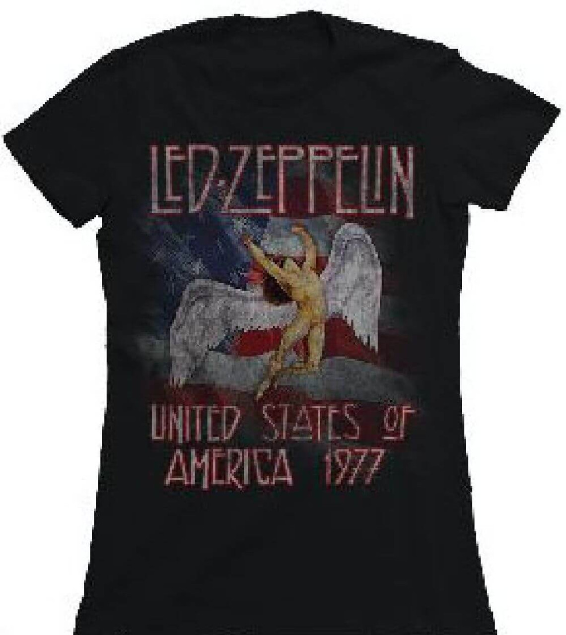 Big Fake Japanese Tits Led Zeppelin T Shirt Vintage